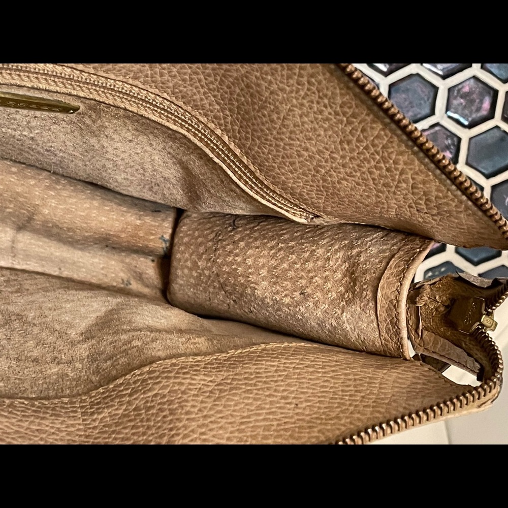 Vintage Mark Cross Pebbled Leather Crossbody Bag - Picture 9 of 16